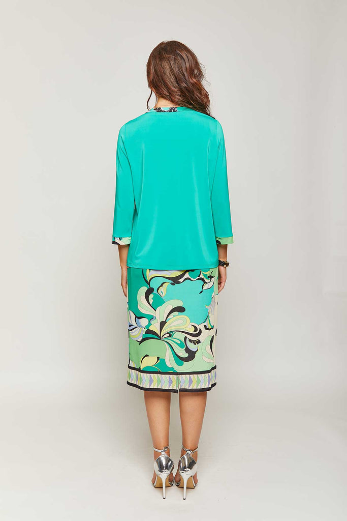 Twin set in viscosa giacchina + top
