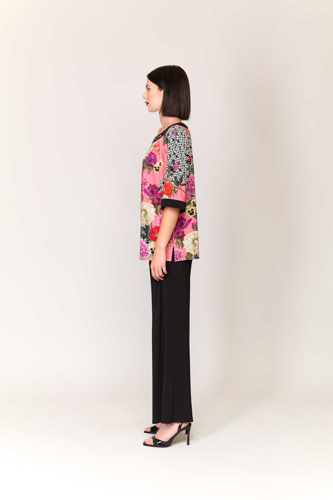 Maglia in viscosa fantasia