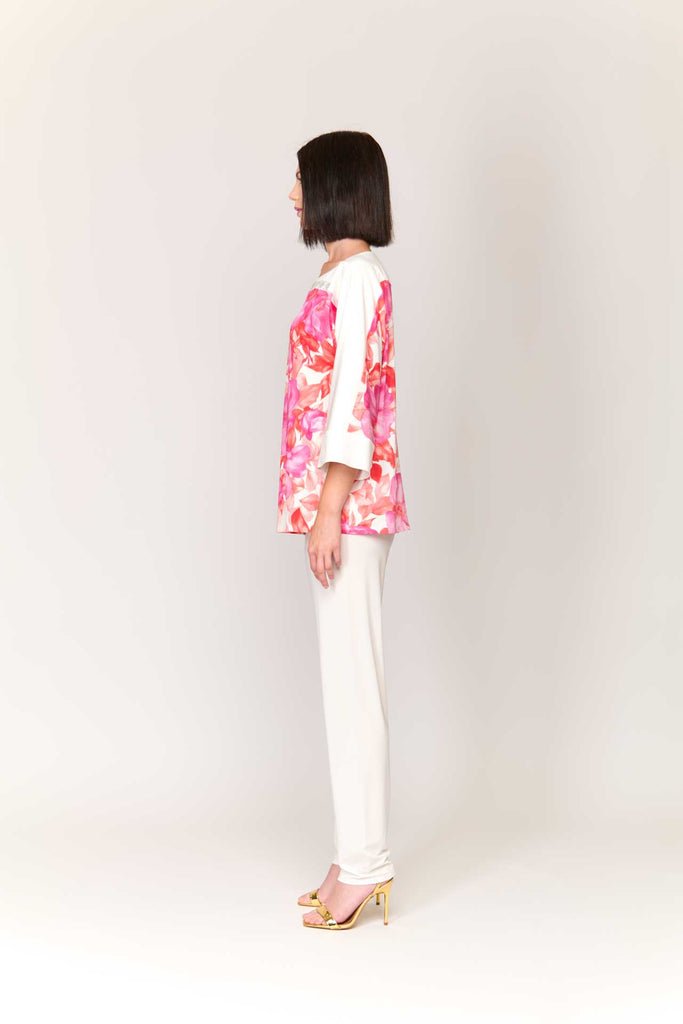 Casacca a kimono in viscosa fantasia