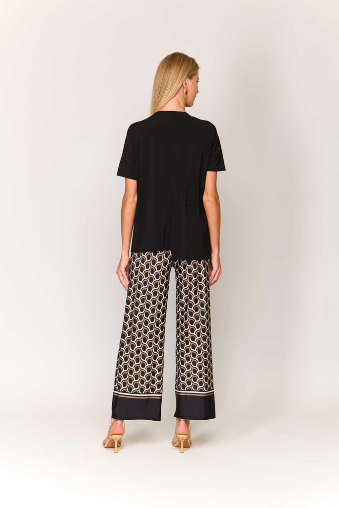 Pantalone in viscosa fantasia