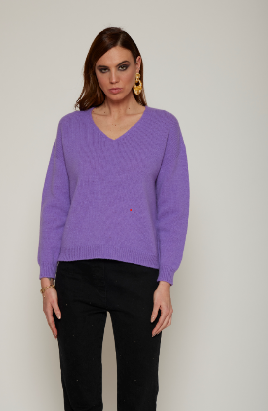 Pullover in misto cashmere