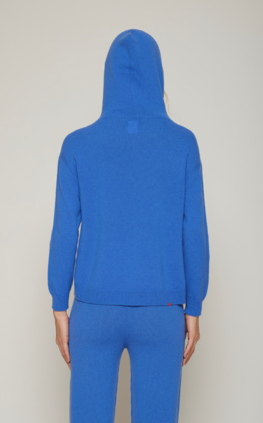 Maglia in misto cashmere con cappuccio