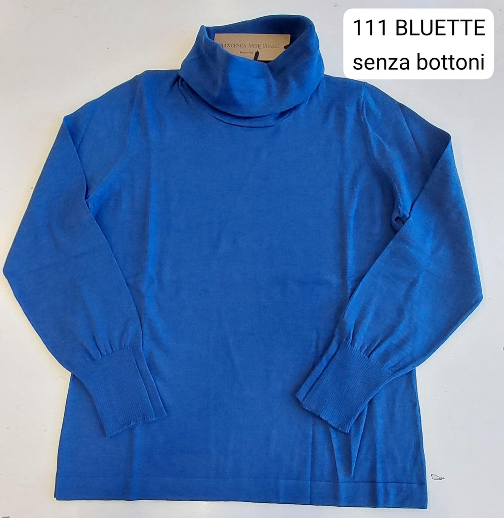 Maglia dolcevita in puralana merinos