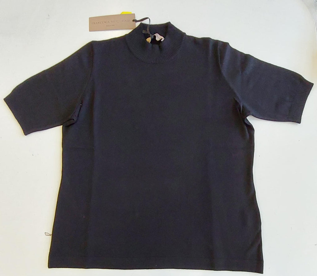 Maglia sottogiacca a manica corta a lupetto