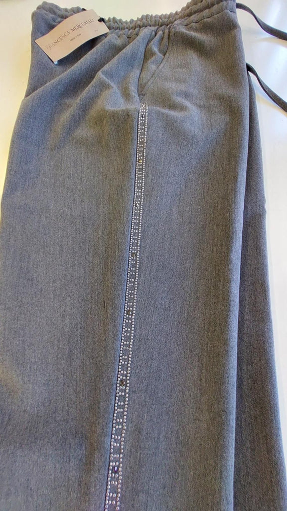 Pantalone grigio con coulisse