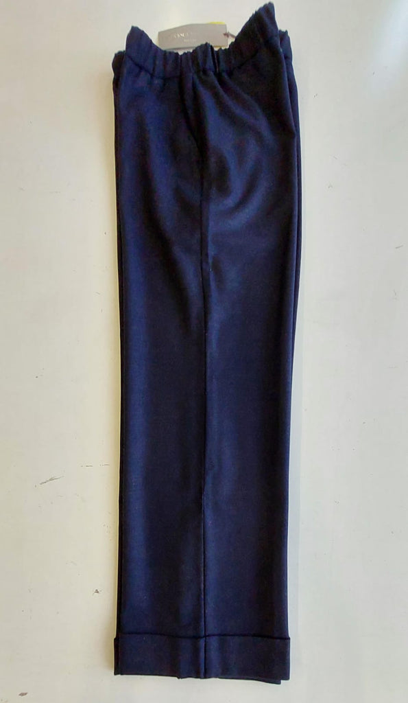 Pantalone in lana e lurex