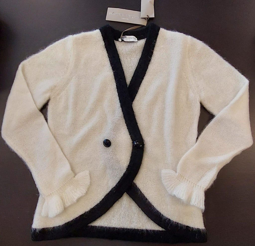 Giacca in mohair bicolore