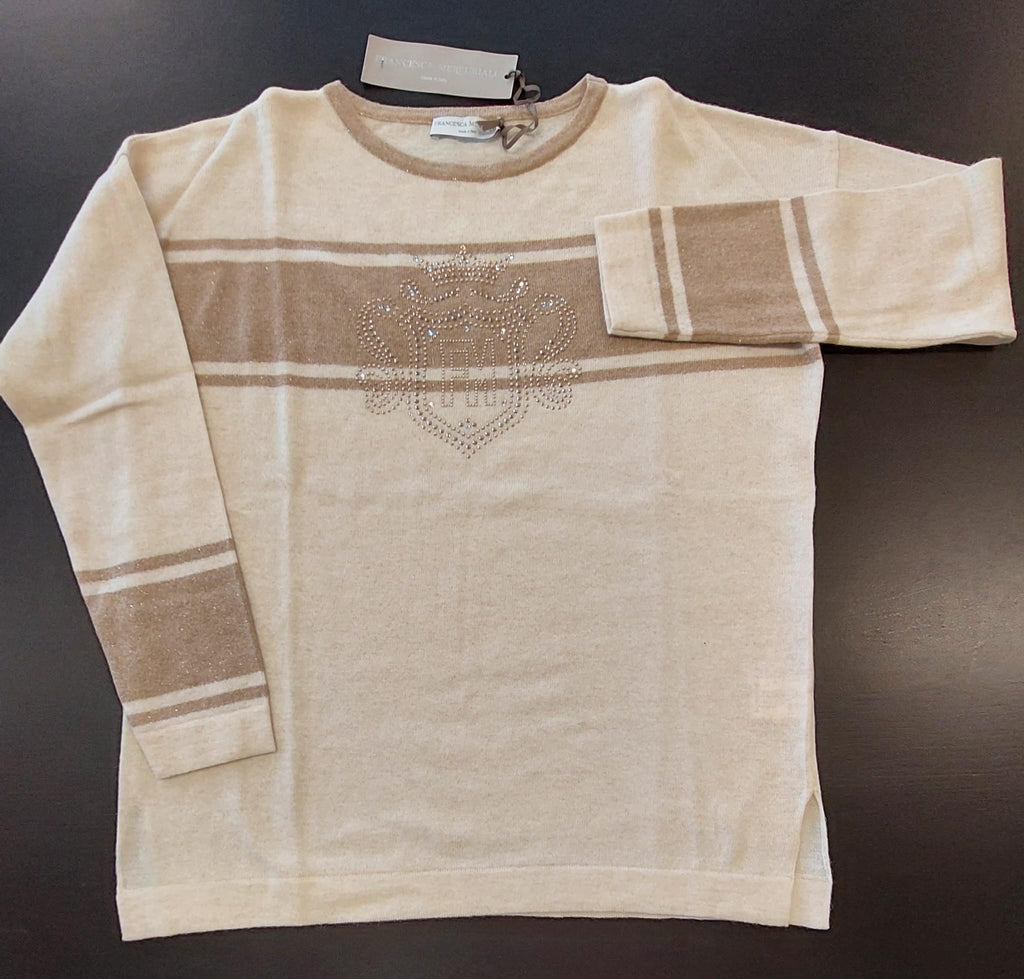 Girocollo in misto cashmere