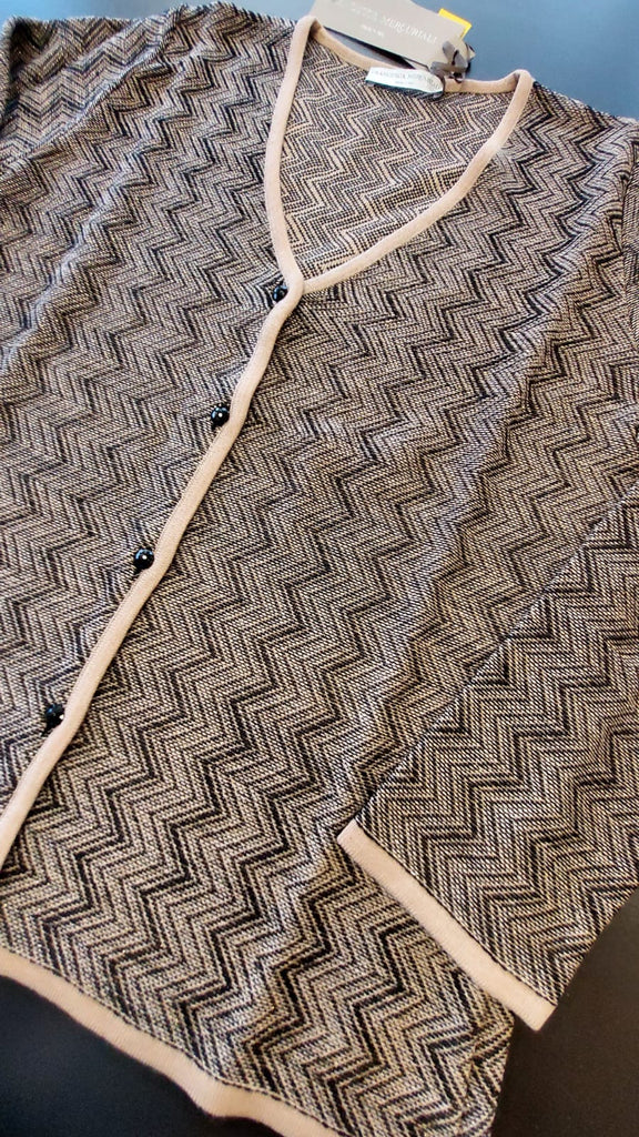 Cardigan zig-zag