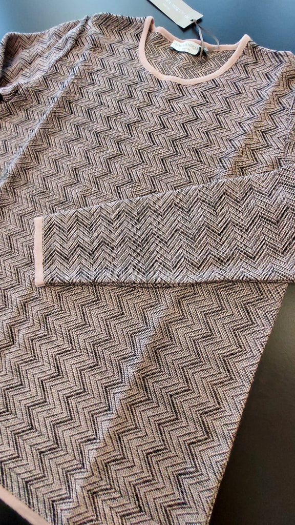 Maglia girocollo  zig-zag