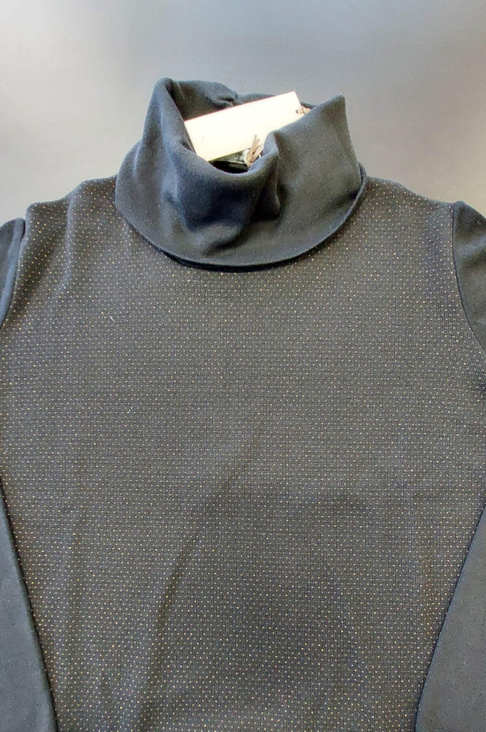 Maglia misto lana collo ciambella