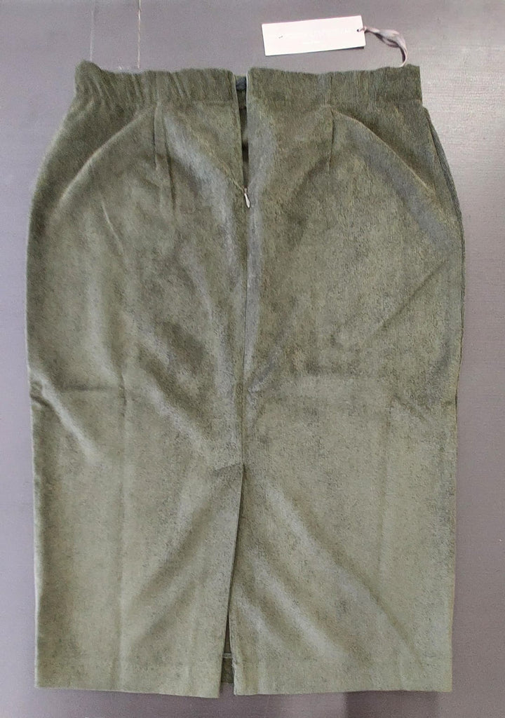 Gonna tubino in velluto elasticizzato