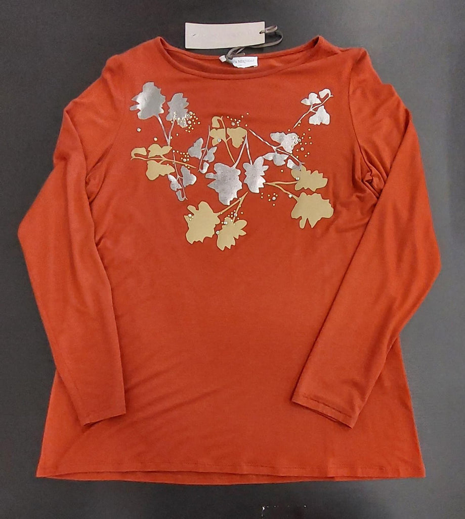 T-shirt in viscosa stampata