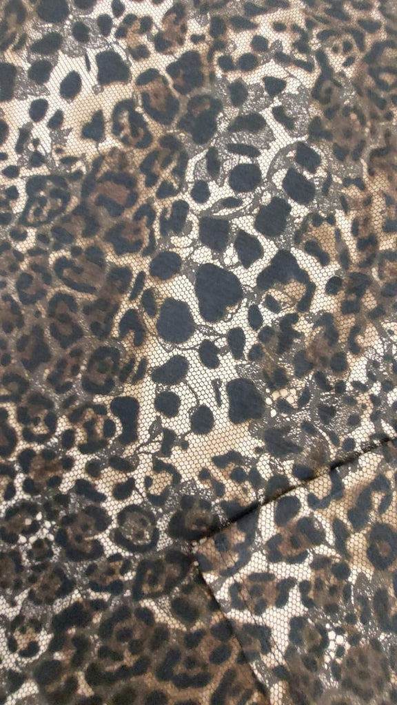 T-shirt in viscosa fantasia animalier