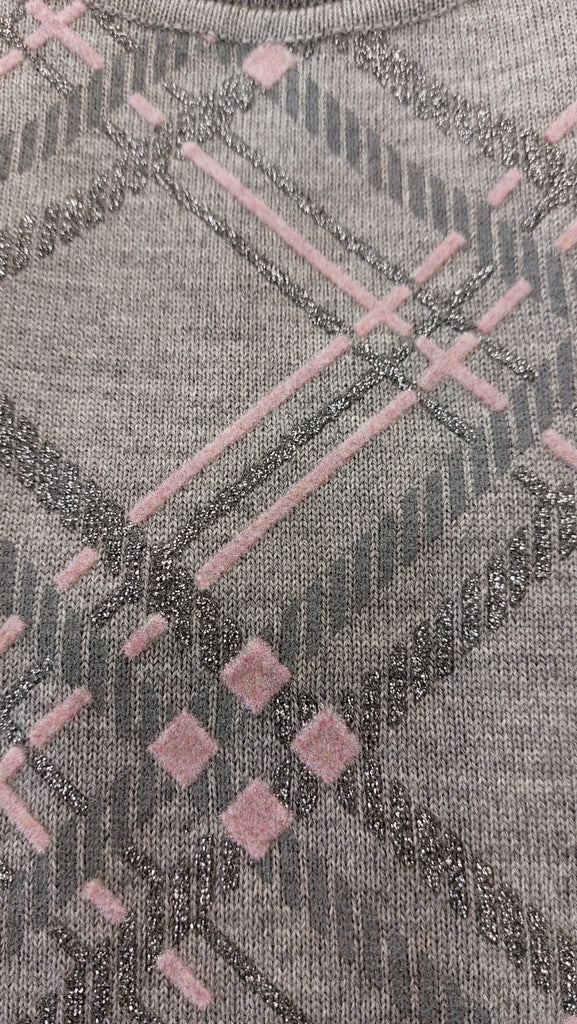 Maglia in pura lana stampa geometrica