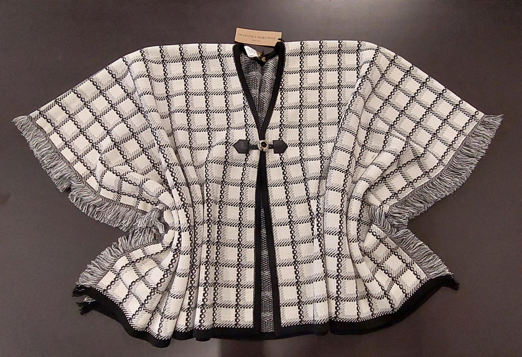 Mantella misto lana jacquard