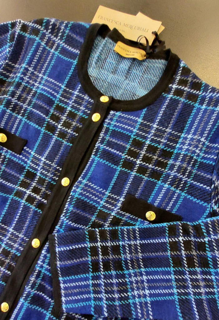 Coreana in tessuto jacquard misto lana