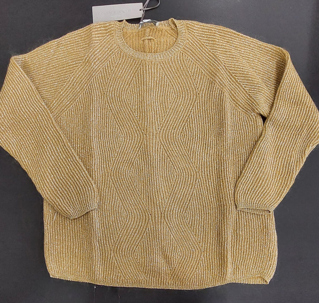 Maglia lurex e mohair