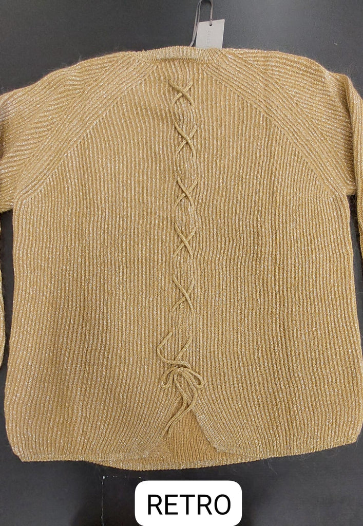 Maglia lurex e mohair