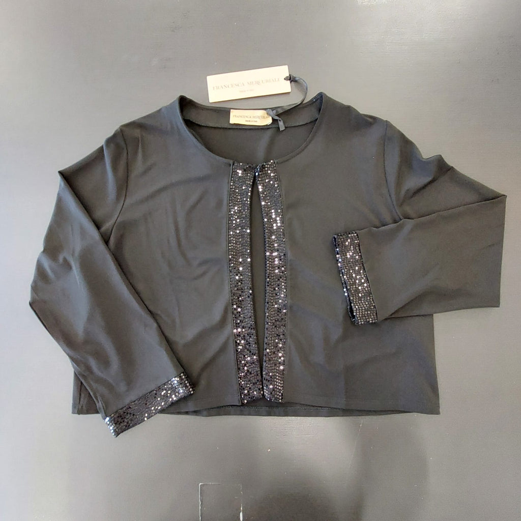 Coprispalle in viscosa con paillettes