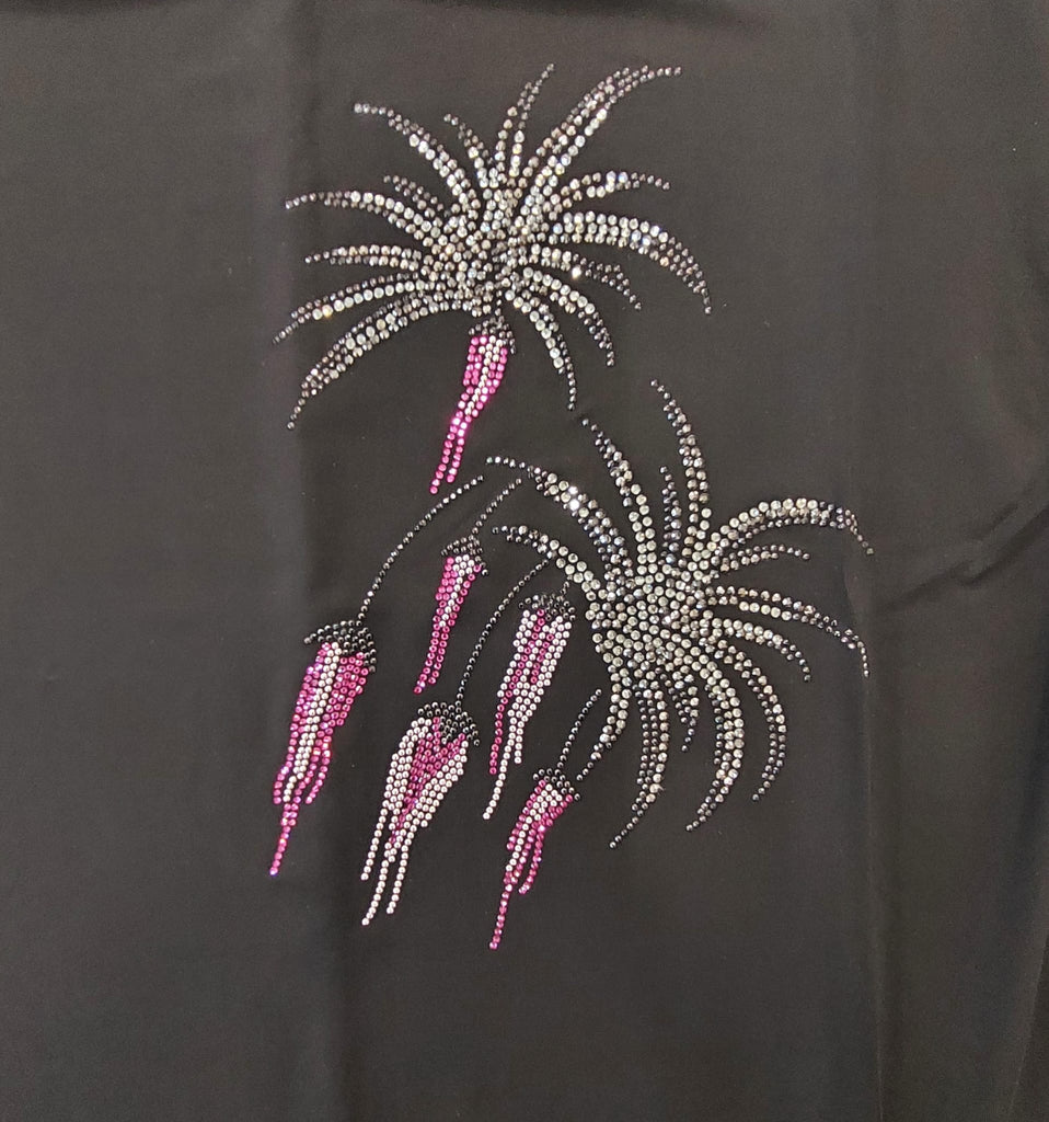 Casacca viscosa con strass