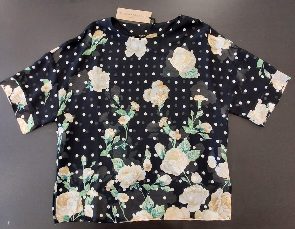 Casacca in chiffon fantasia