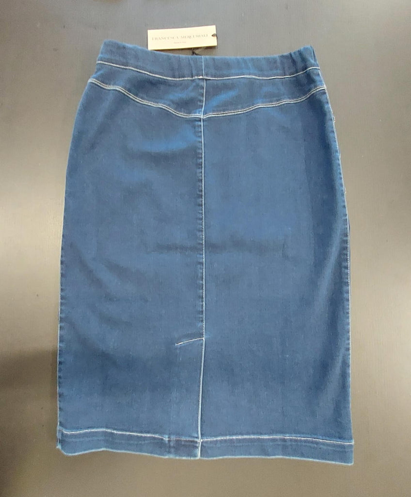 Gonna tubino in Jeans elasticizzato