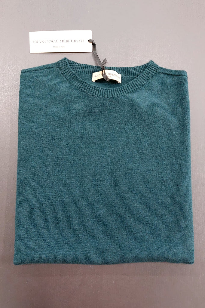 Maglia in lana e cashmere senza strass