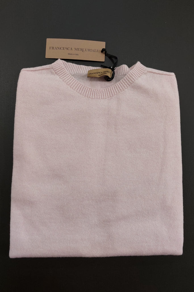 Maglia in lana e cashmere senza strass