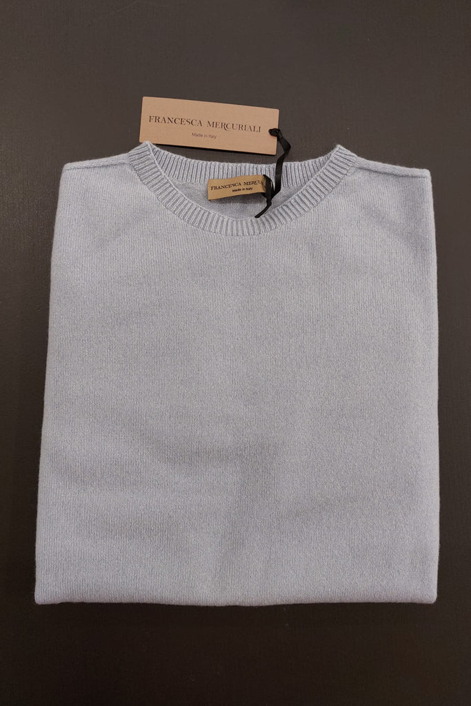 Maglia in lana e cashmere senza strass