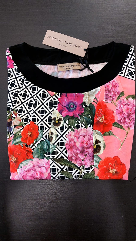 Maglia in viscosa fantasia