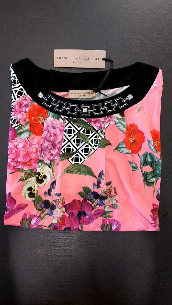 Maglia in viscosa fantasia
