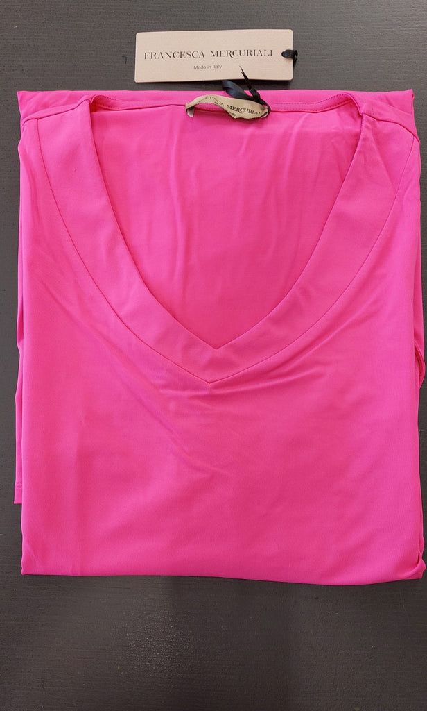 Abito in viscosa elasticizzata con tasche