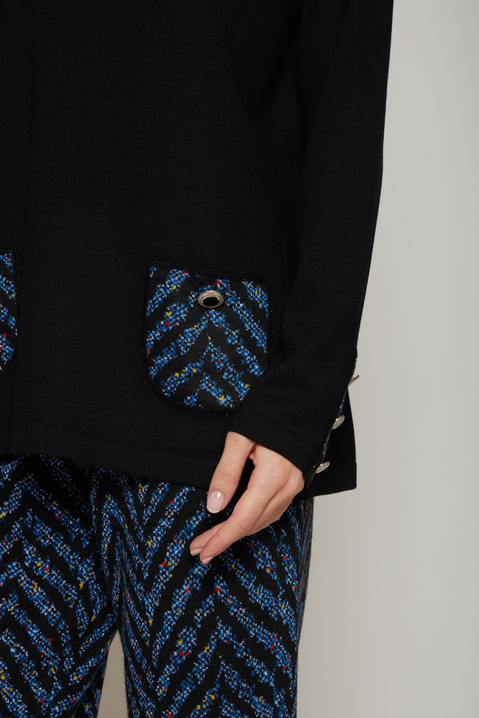 Maglia linea ad A in lana merino